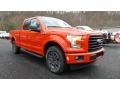 2017 Race Red Ford F150 XLT SuperCab 4x4  photo #2