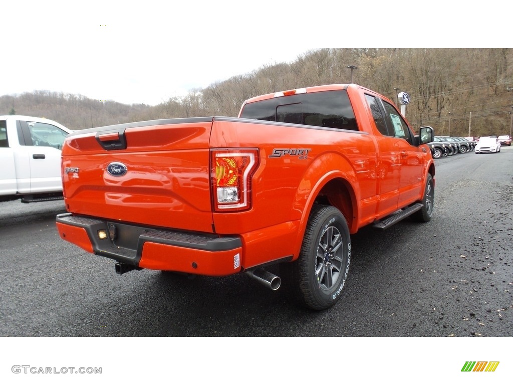 2017 F150 XLT SuperCab 4x4 - Race Red / Black photo #4