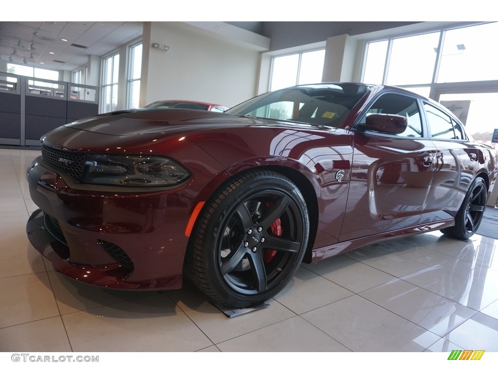 2017 Charger SRT Hellcat - Octane Red / Black/Sepia photo #1