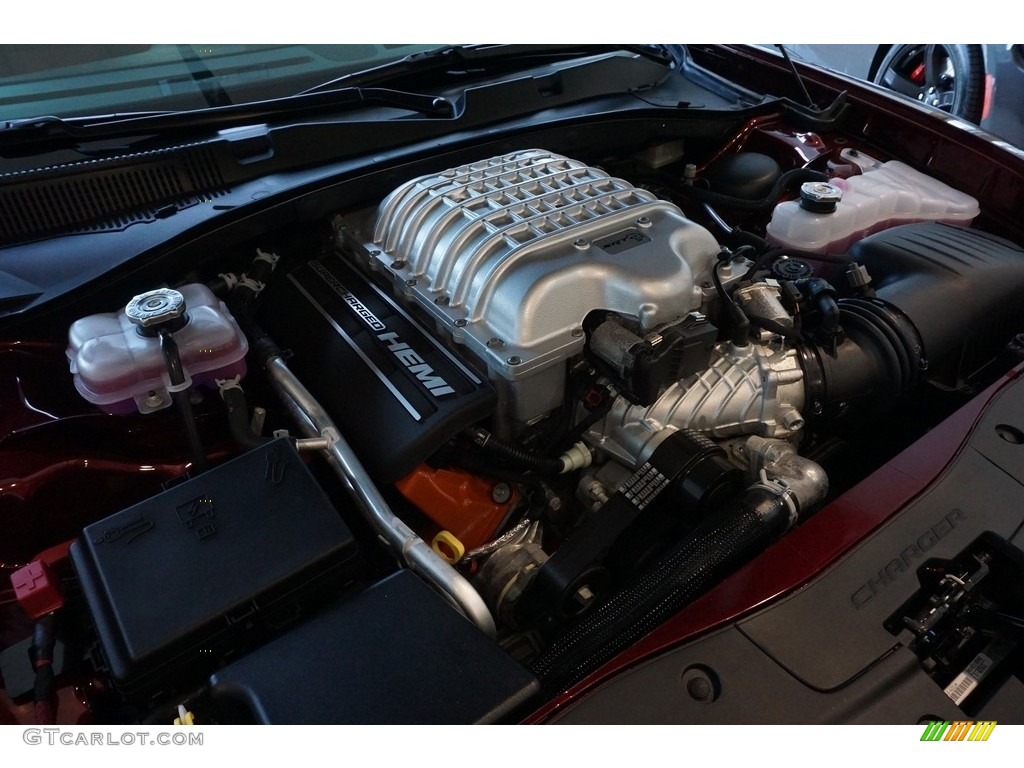 2017 Dodge Charger SRT Hellcat 6.2 Liter Supercharged HEMI OHV 16-Valve VVT V8 Engine Photo #118076649