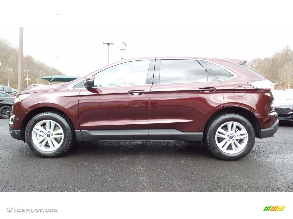 2017 Edge SEL AWD - Burgundy Velvet Metallic / Dune photo #1