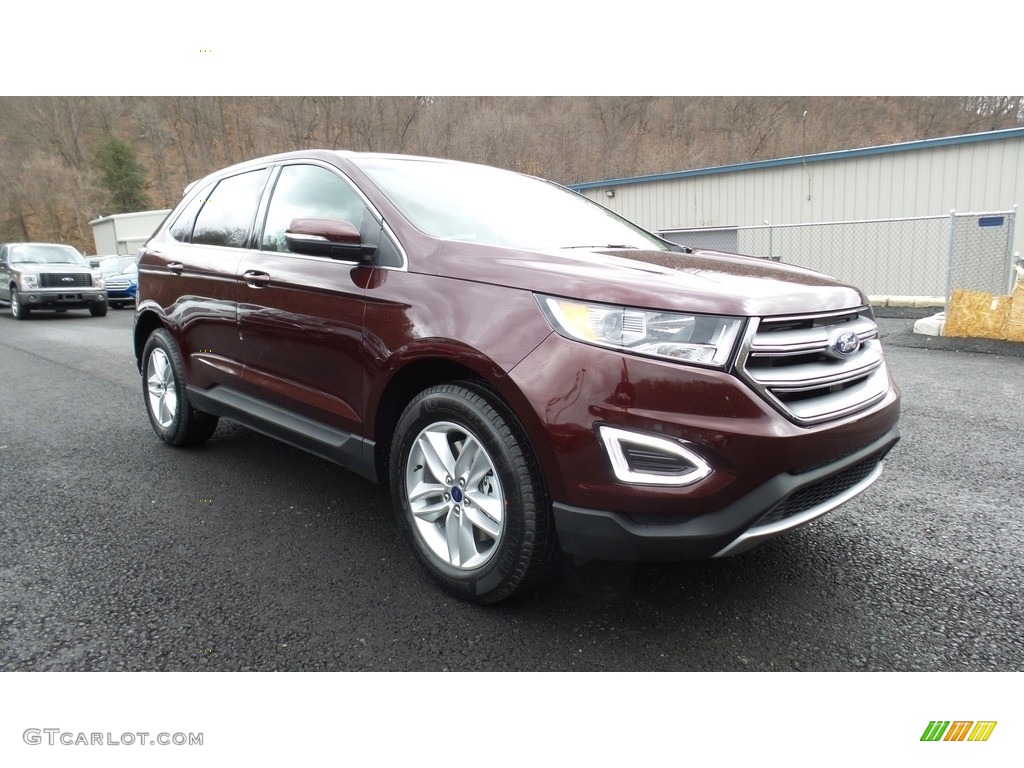 Burgundy Velvet Metallic 2017 Ford Edge SEL AWD Exterior Photo #118076946