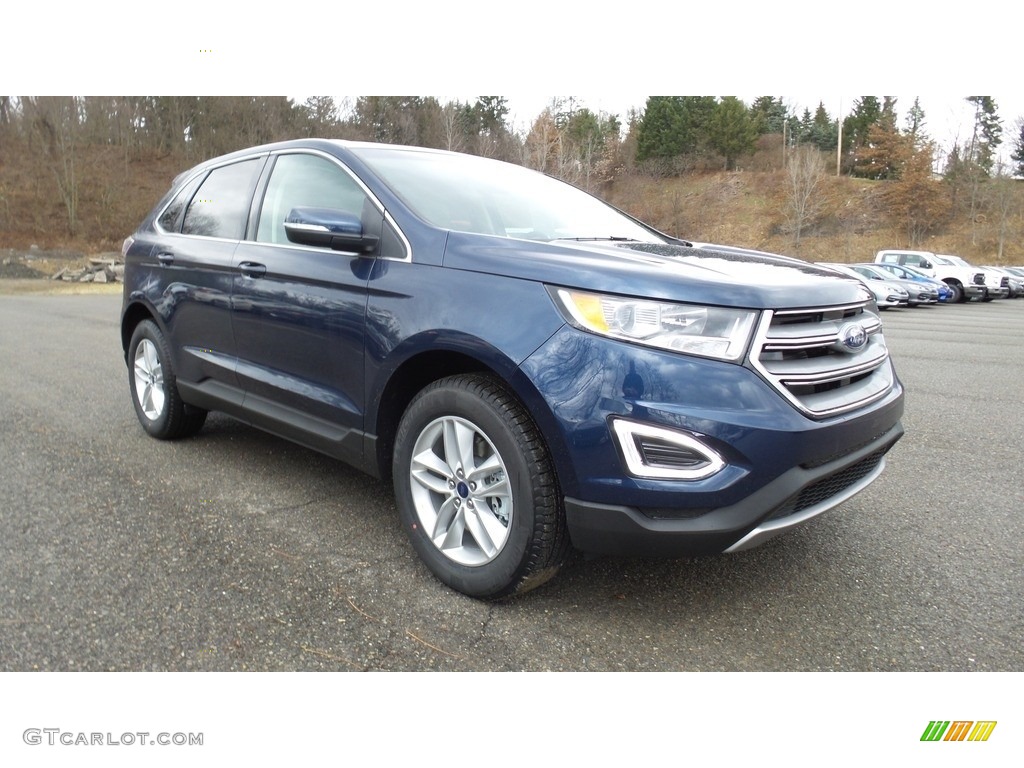 Blue Jeans Metallic 2017 Ford Edge SEL AWD Exterior Photo #118077195