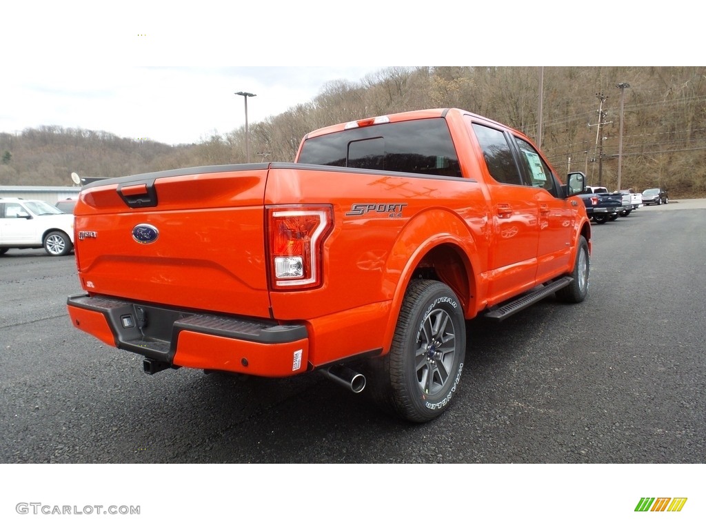 2017 F150 XLT SuperCrew 4x4 - Race Red / Earth Gray photo #6