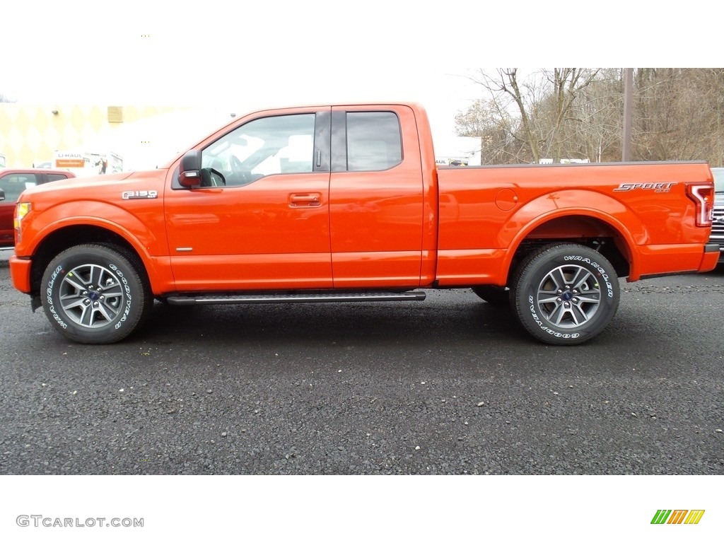 2017 F150 XLT SuperCrew 4x4 - Race Red / Earth Gray photo #15