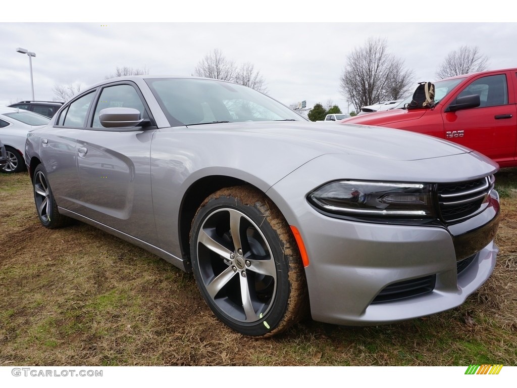 Billet Metallic 2017 Dodge Charger SE Exterior Photo #118077726
