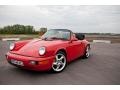 Guards Red 1990 Porsche 911 Carrera 2 Cabriolet Exterior