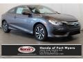Modern Steel Metallic - Civic LX Coupe Photo No. 1