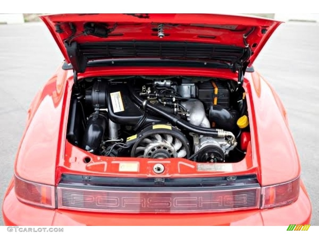 1990 Porsche 911 Carrera 2 Cabriolet Engine Photos