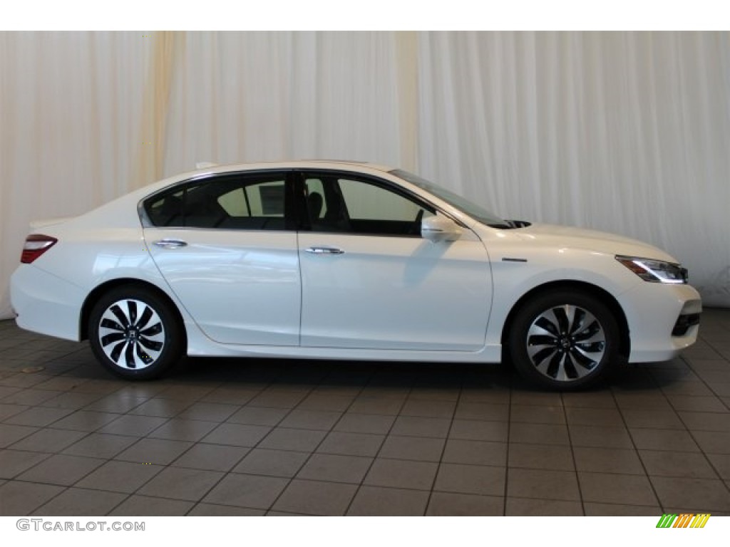 2017 Accord Hybrid Touring Sedan - White Orchid Pearl / Black photo #3