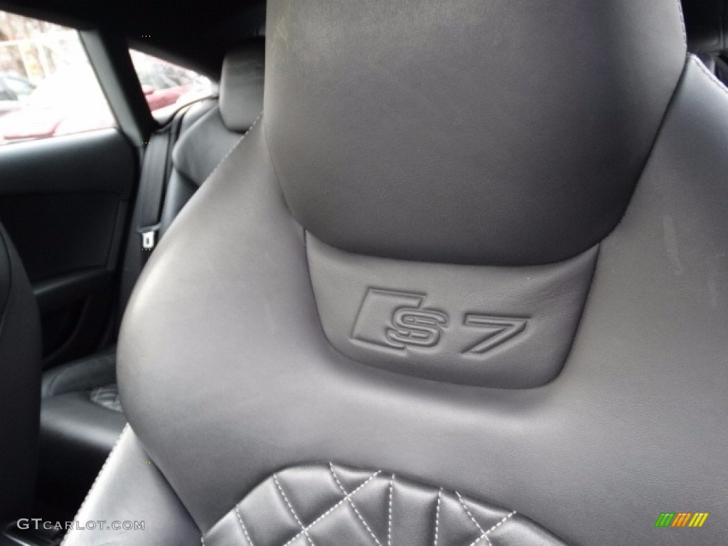 2013 S7 4.0 TFSI quattro - Estoril Blue Crystal / Black Valcona leather with diamond stitching photo #31