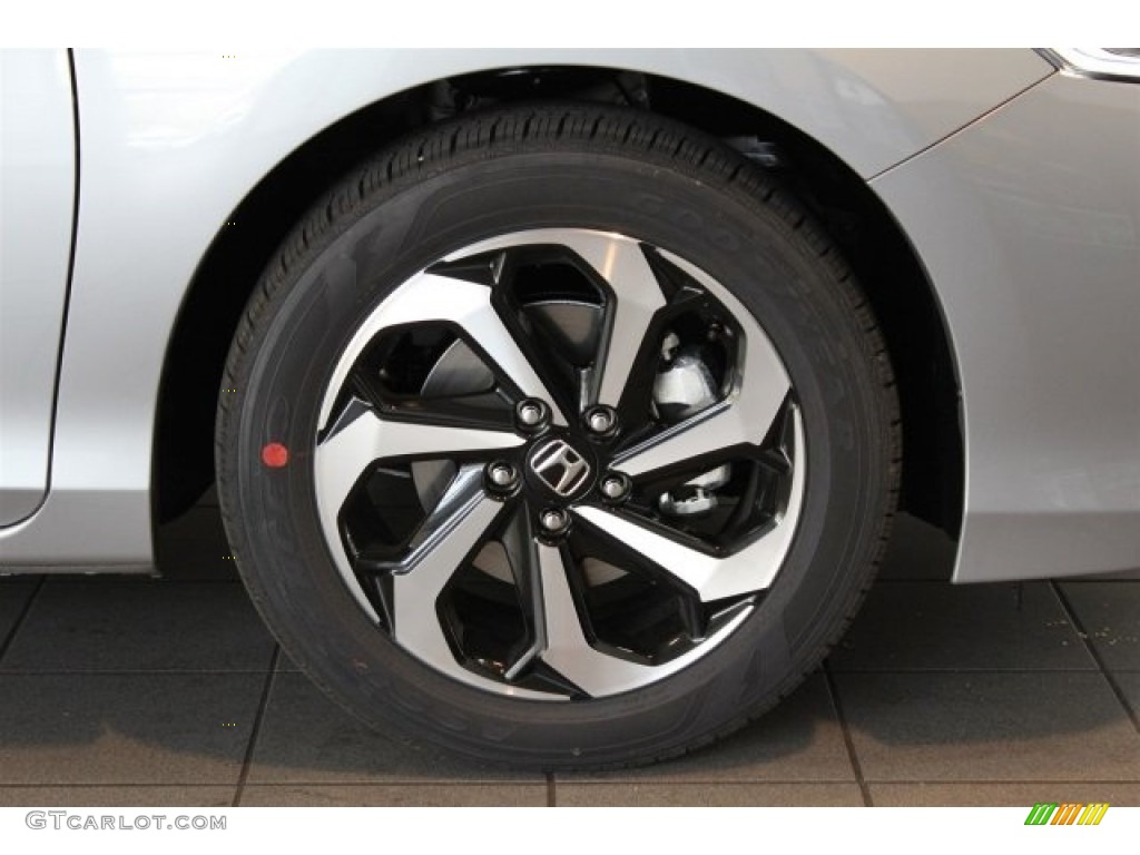 2017 Accord EX-L Sedan - Lunar Silver Metallic / Gray photo #2