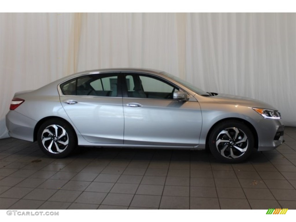 2017 Accord EX-L Sedan - Lunar Silver Metallic / Gray photo #3