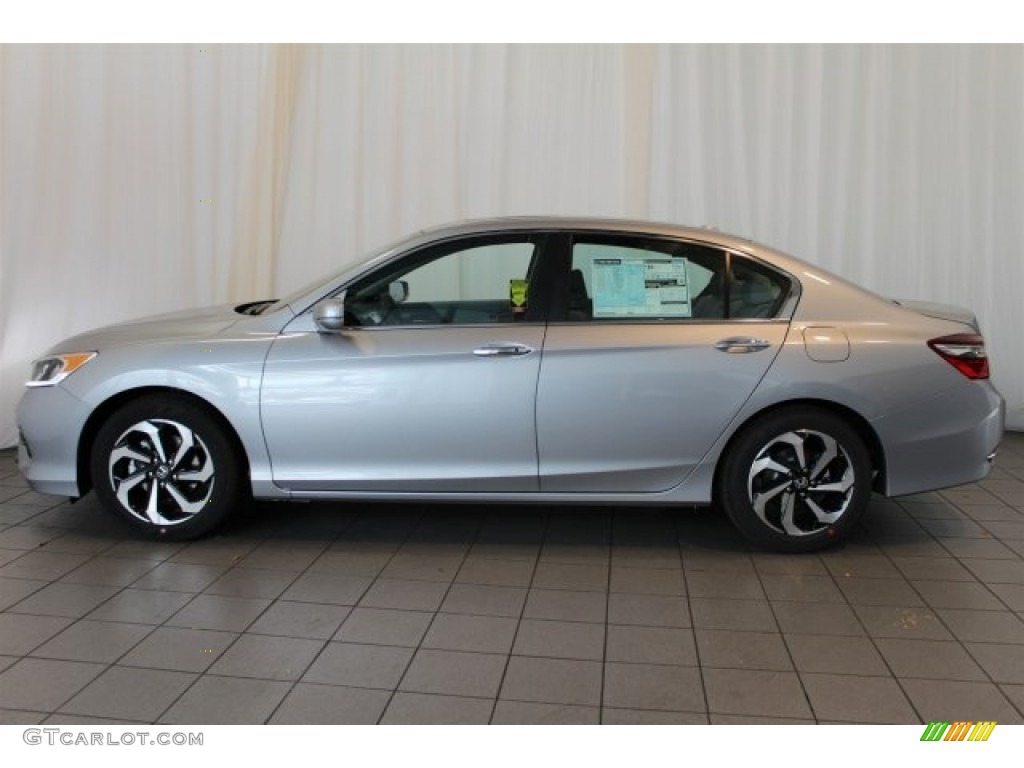 2017 Accord EX-L Sedan - Lunar Silver Metallic / Gray photo #5