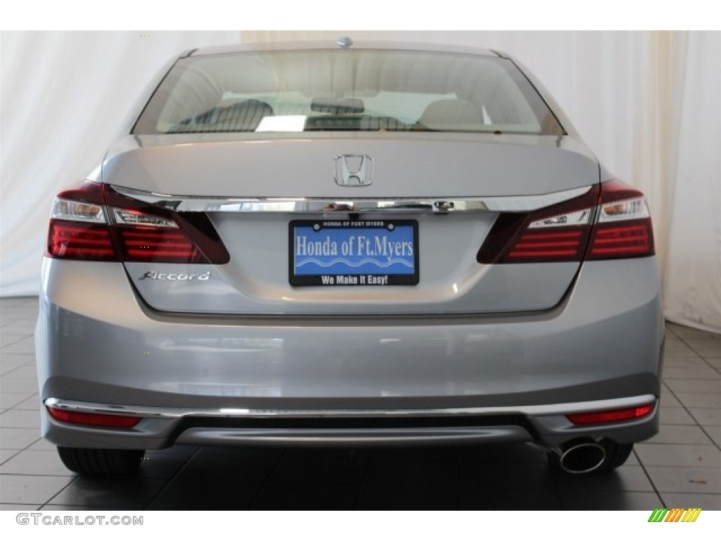 2017 Accord EX-L Sedan - Lunar Silver Metallic / Gray photo #6