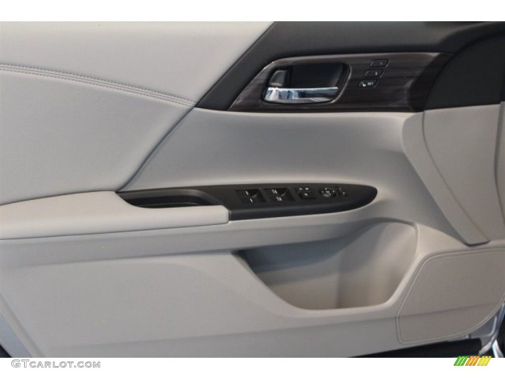 2017 Accord EX-L Sedan - Lunar Silver Metallic / Gray photo #7