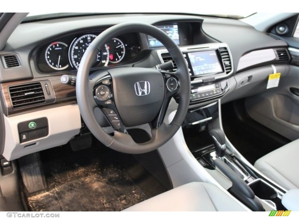 2017 Accord EX-L Sedan - Lunar Silver Metallic / Gray photo #12