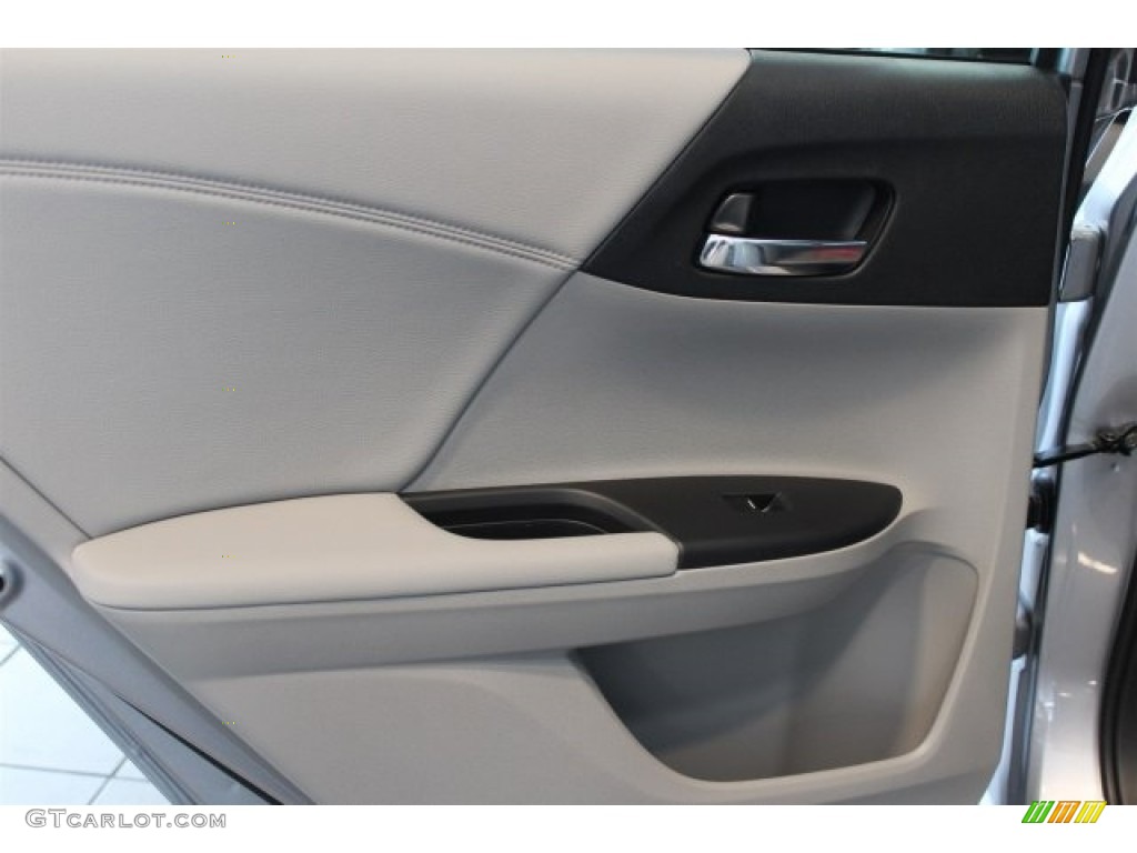 2017 Accord EX-L Sedan - Lunar Silver Metallic / Gray photo #28