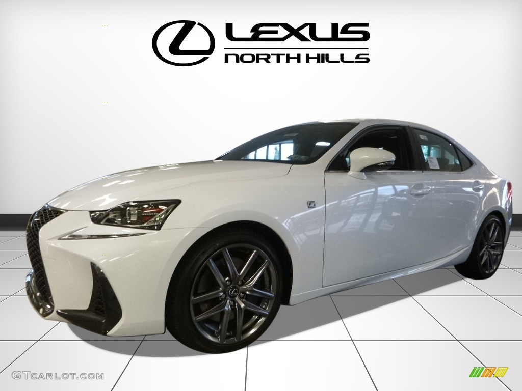 2017 IS 350 F Sport AWD - Ultra White / Rioja Red photo #4