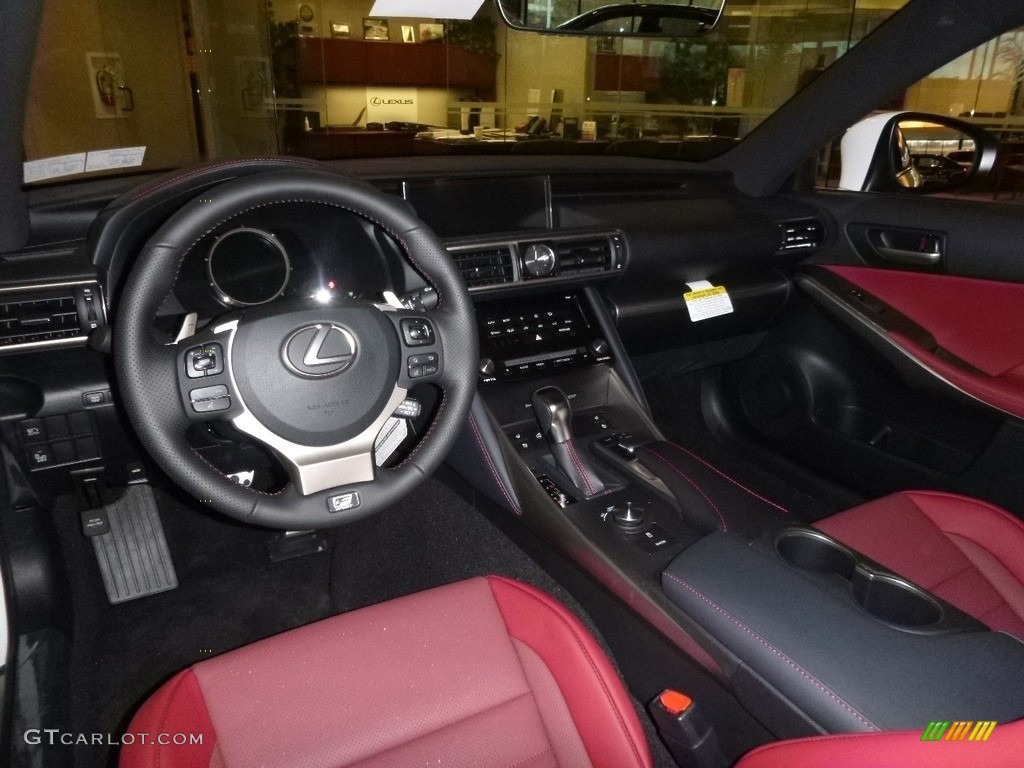 2017 IS 350 F Sport AWD - Ultra White / Rioja Red photo #8