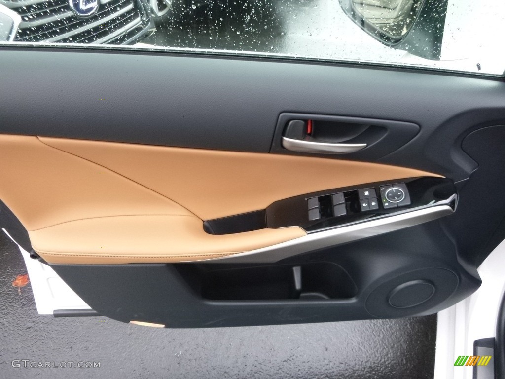 2017 Lexus IS 300 AWD Flaxen Door Panel Photo #118085400