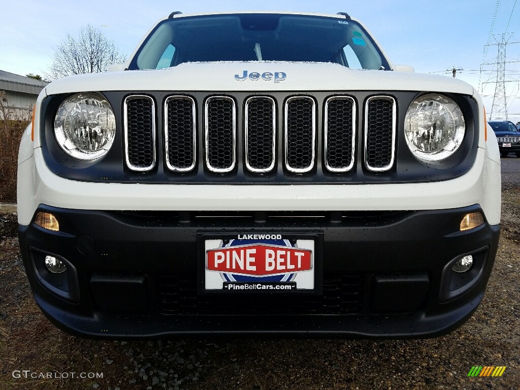 2017 Renegade Latitude 4x4 - Alpine White / Black photo #2