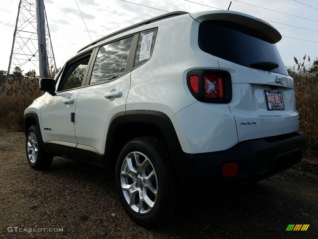 2017 Renegade Latitude 4x4 - Alpine White / Black photo #4