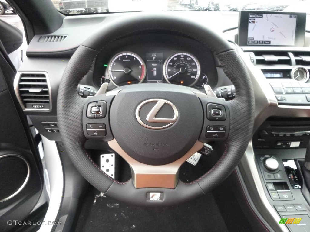 2017 Lexus NX 200t F Sport AWD Rioja Red Steering Wheel Photo #118087473