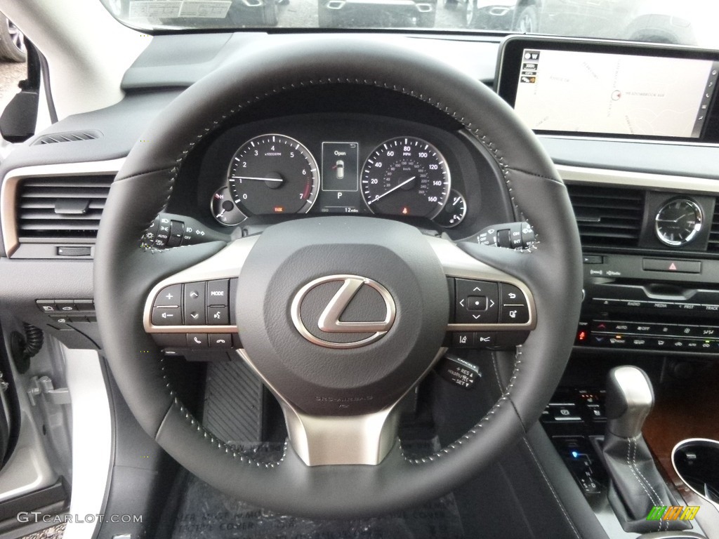 2017 Lexus RX 350 AWD Black Steering Wheel Photo #118087728