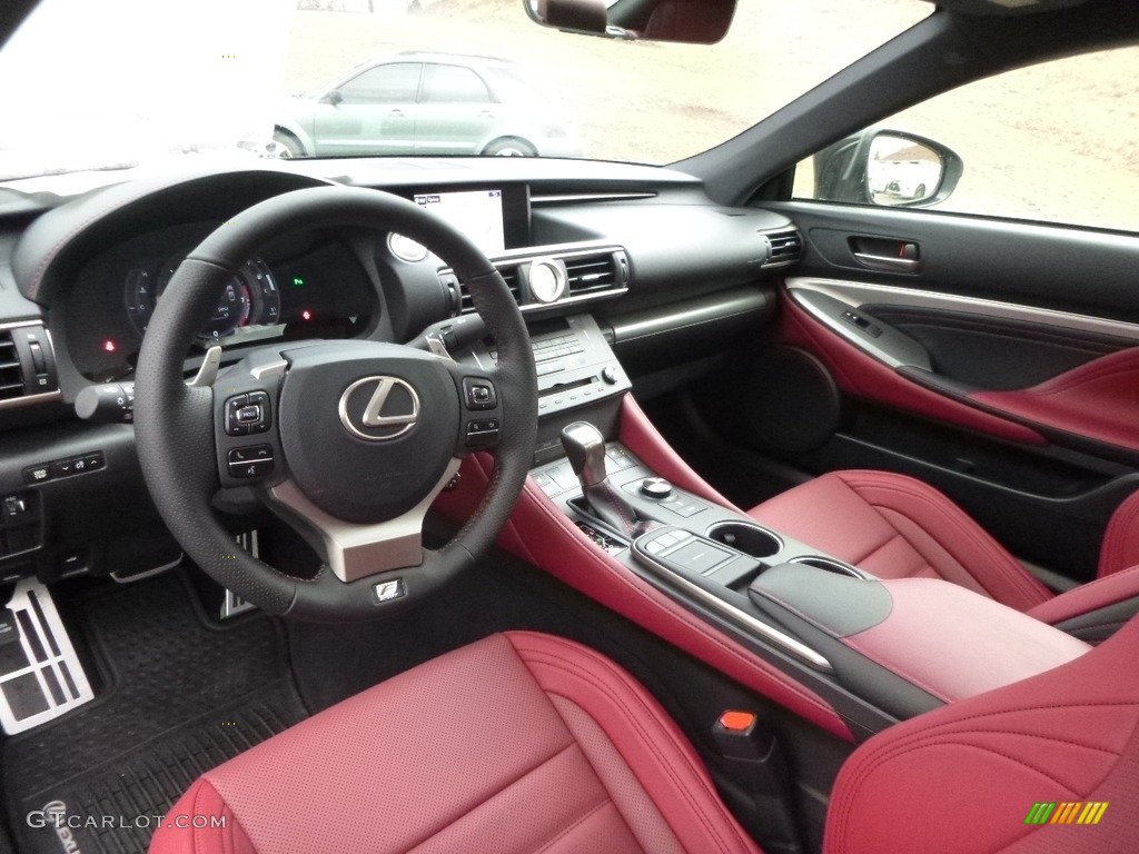 Rioja Red Interior 2017 Lexus RC 300 F Sport AWD Photo #118087926