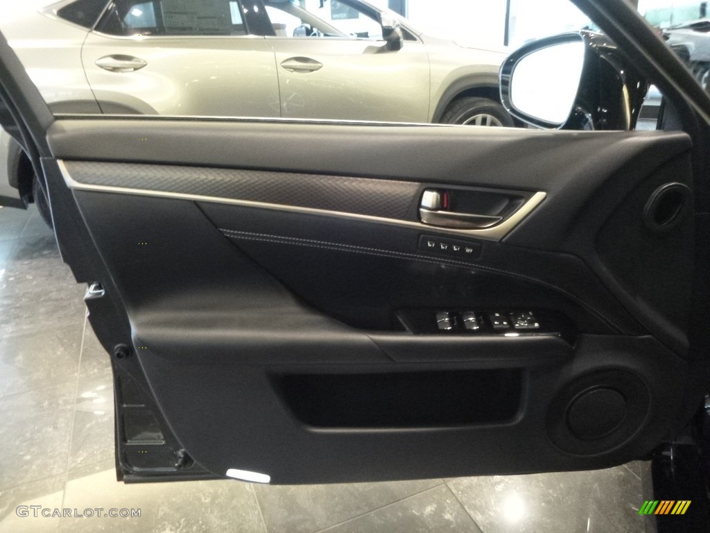 2017 Lexus GS 350 F Sport AWD Black Door Panel Photo #118088463
