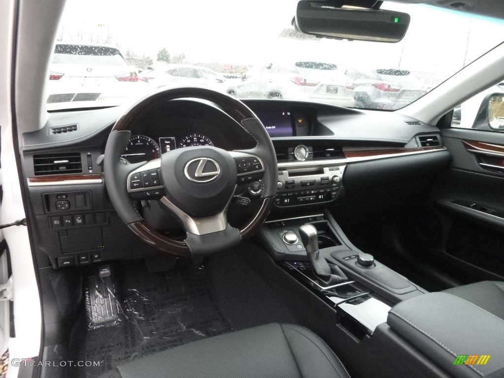 Black Interior 2017 Lexus ES 350 Photo #118088958