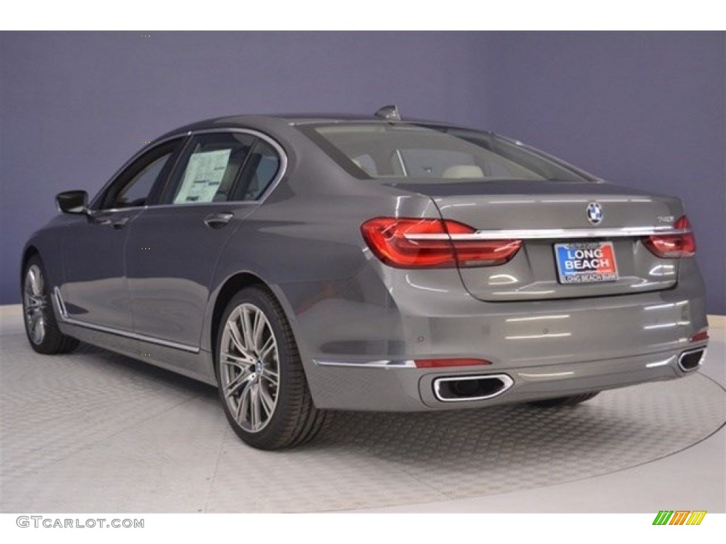 2017 7 Series 740i Sedan - Magellan Gray Metallic / Canberra Beige photo #4