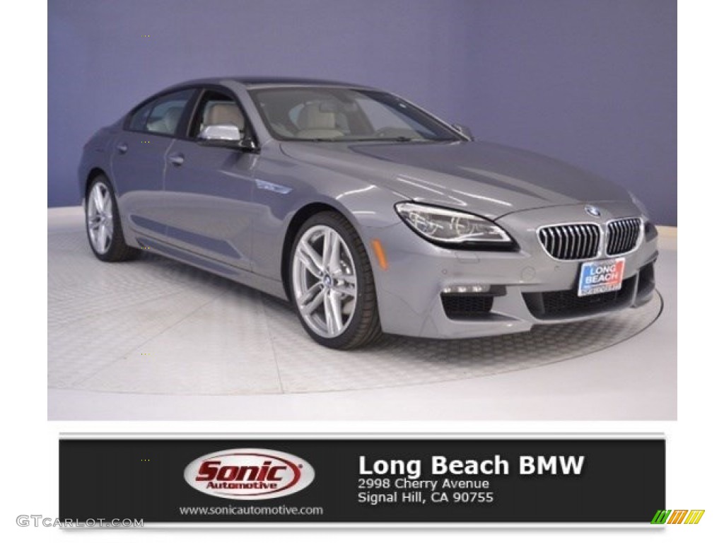 2017 6 Series 640i Gran Coupe - Space Gray Metallic / Black photo #1