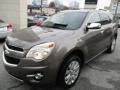 2010 Mocha Steel Metallic Chevrolet Equinox LT AWD  photo #2