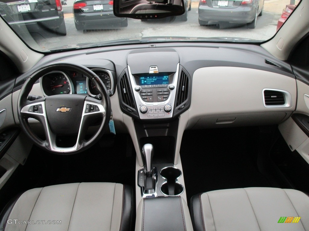 2010 Equinox LT AWD - Mocha Steel Metallic / Jet Black/Brownstone photo #23