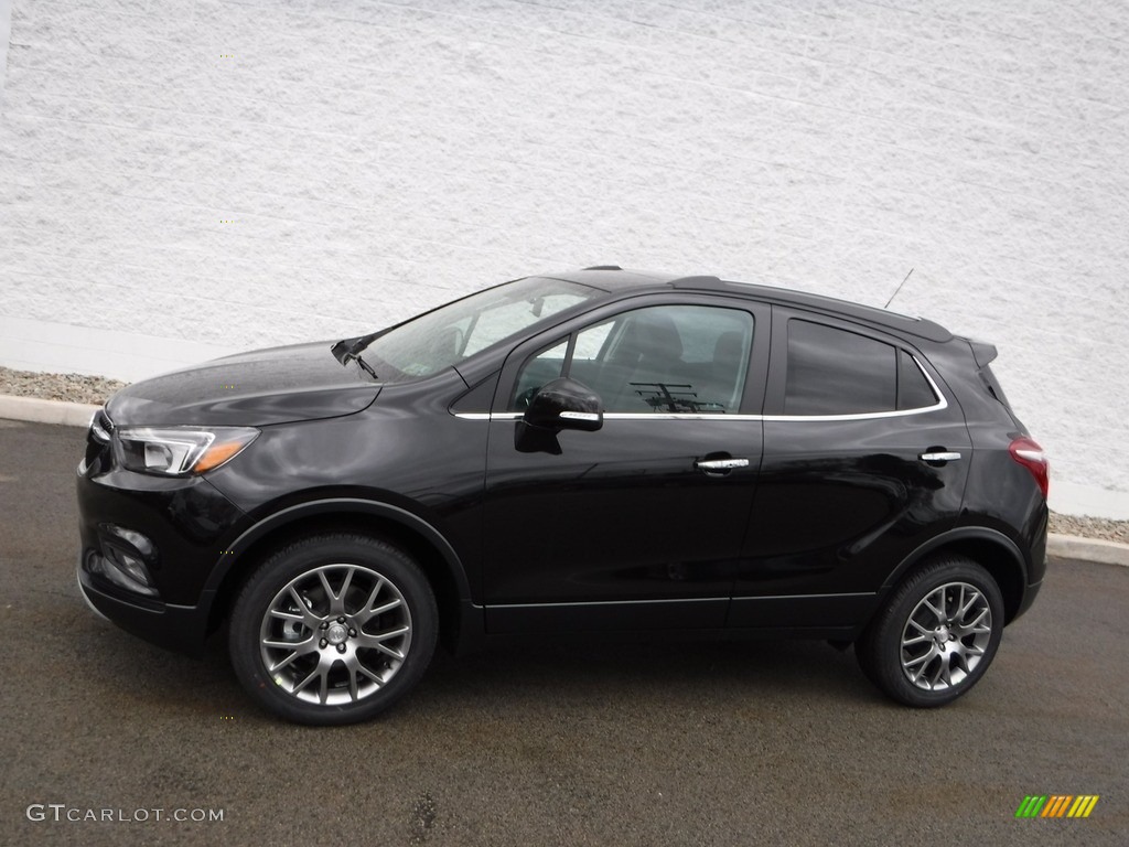 Ebony Twilight Metallic 2017 Buick Encore Sport Touring AWD Exterior Photo #118093044