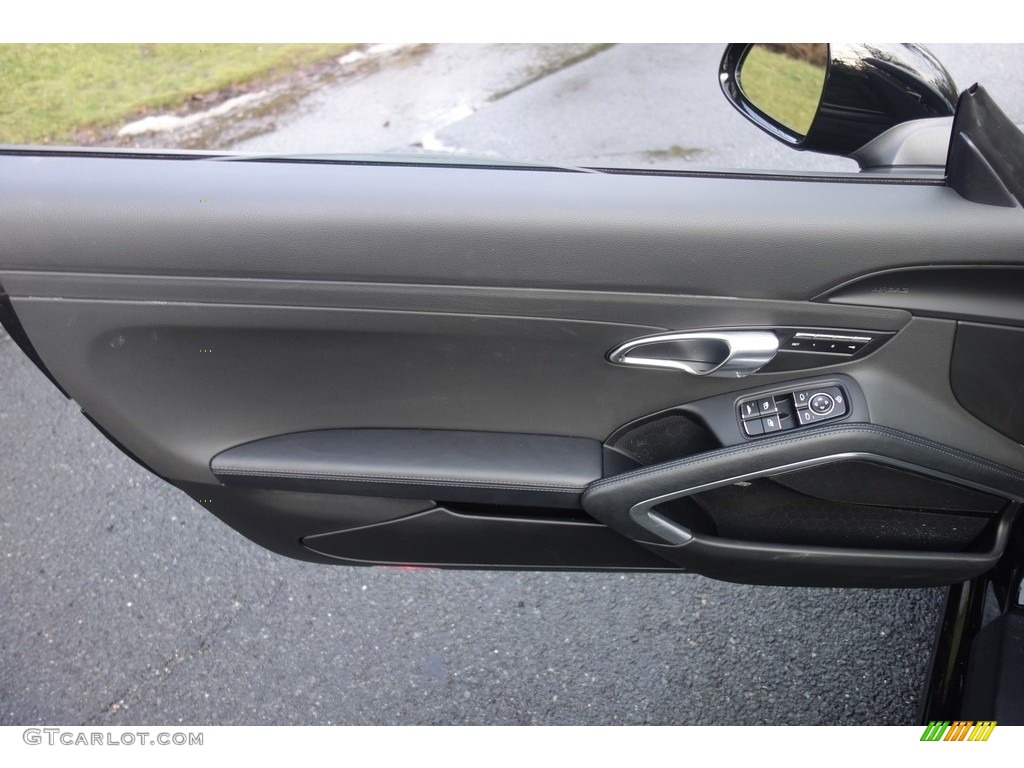 2015 Porsche 911 Carrera S Cabriolet Black Door Panel Photo #118095738