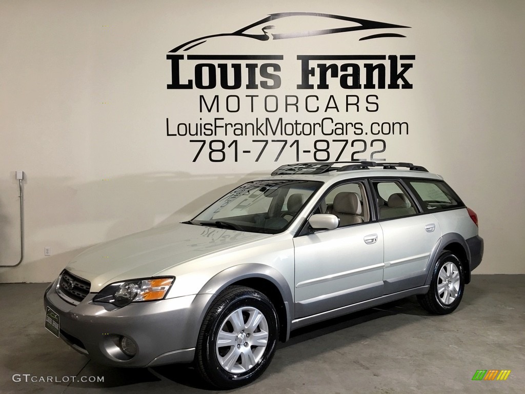 2005 Outback 2.5i Limited Wagon - Champagne Gold Opal / Taupe photo #14