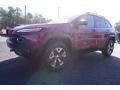 Deep Cherry Red Crystal Pearl - Cherokee Trailhawk 4x4 Photo No. 3