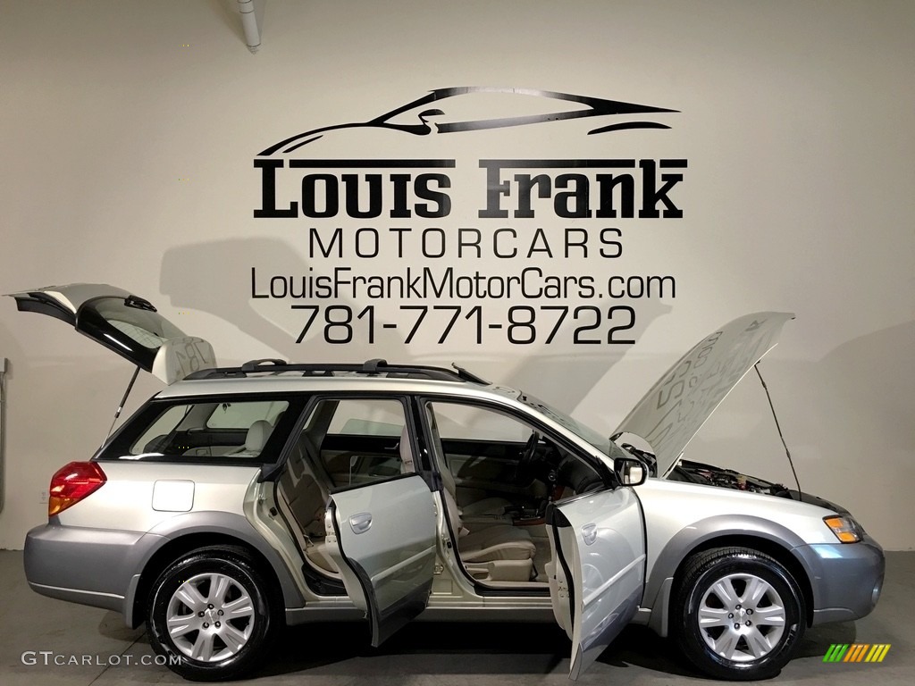 2005 Outback 2.5i Limited Wagon - Champagne Gold Opal / Taupe photo #44