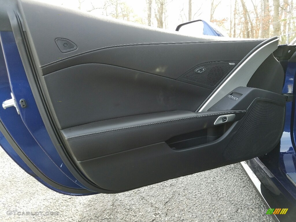 2017 Chevrolet Corvette Grand Sport Coupe Jet Black Door Panel Photo #118099848