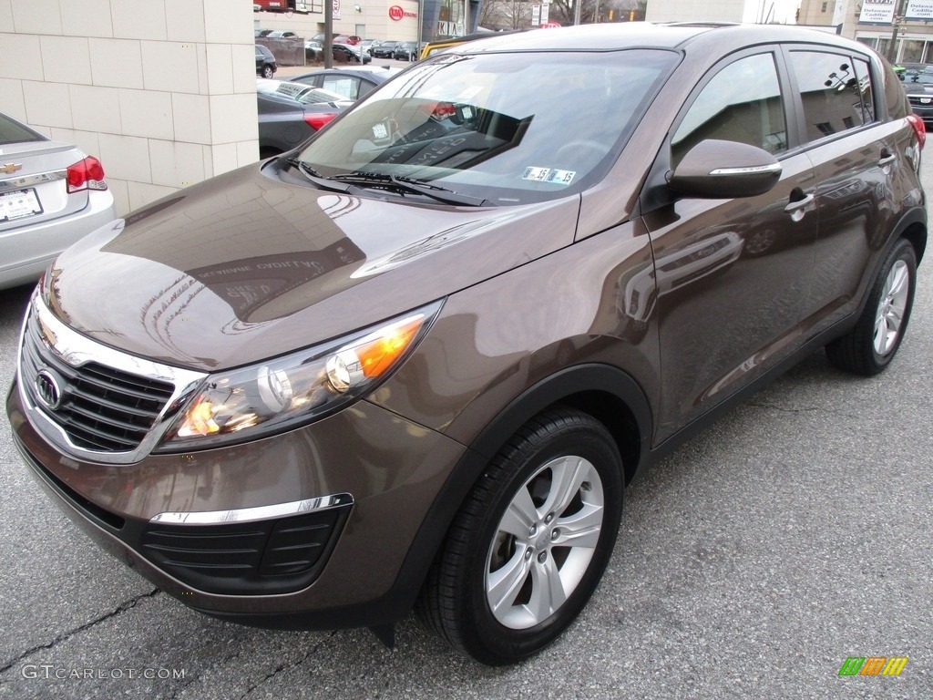 2012 Sportage LX - Sand Track / Black photo #2