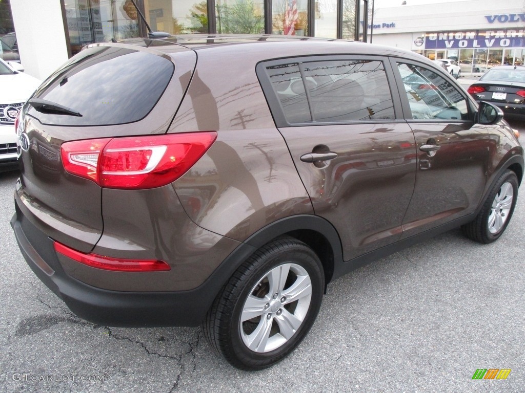2012 Sportage LX - Sand Track / Black photo #6