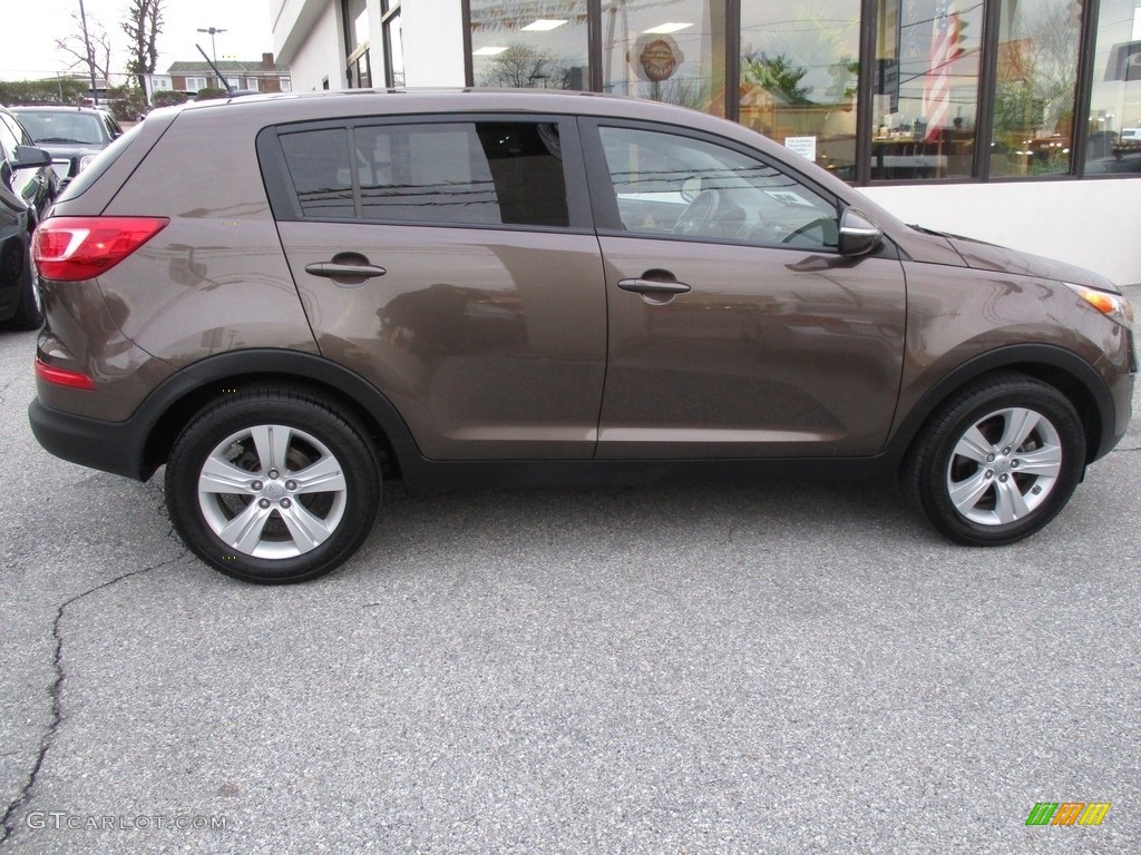 2012 Sportage LX - Sand Track / Black photo #7