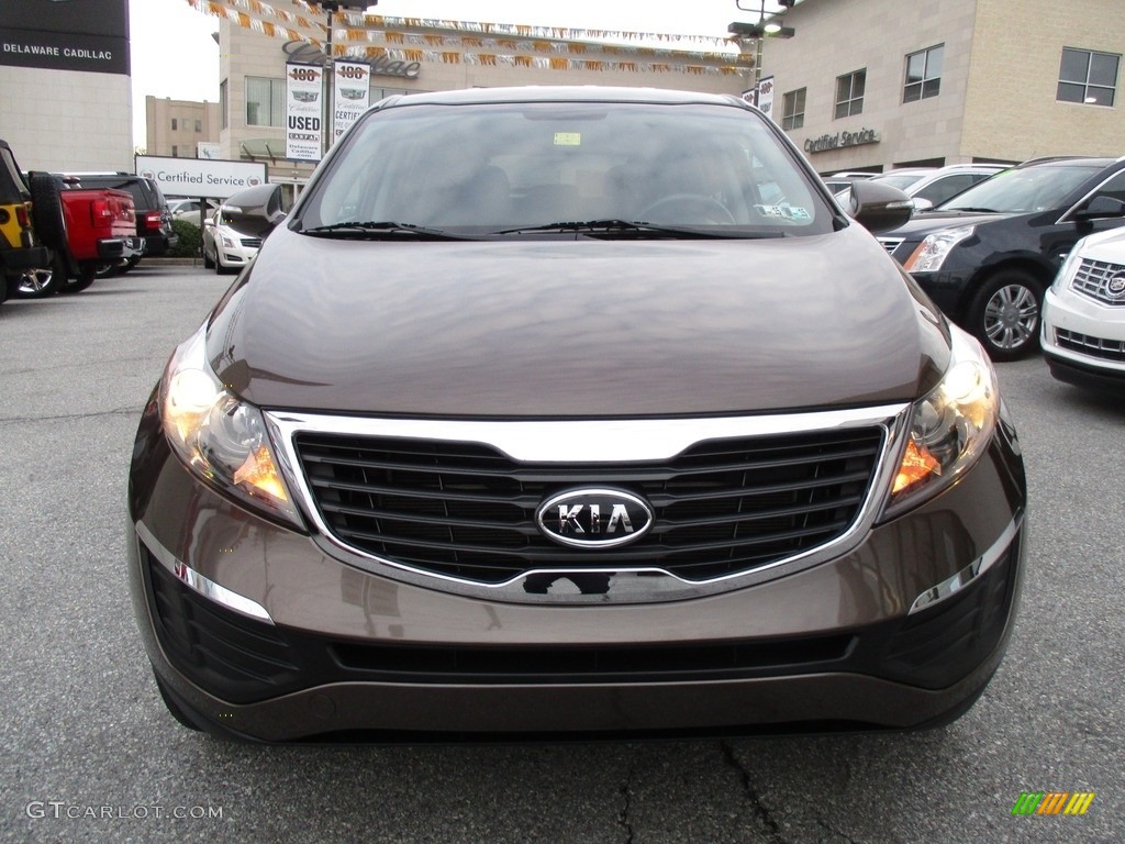 2012 Sportage LX - Sand Track / Black photo #9