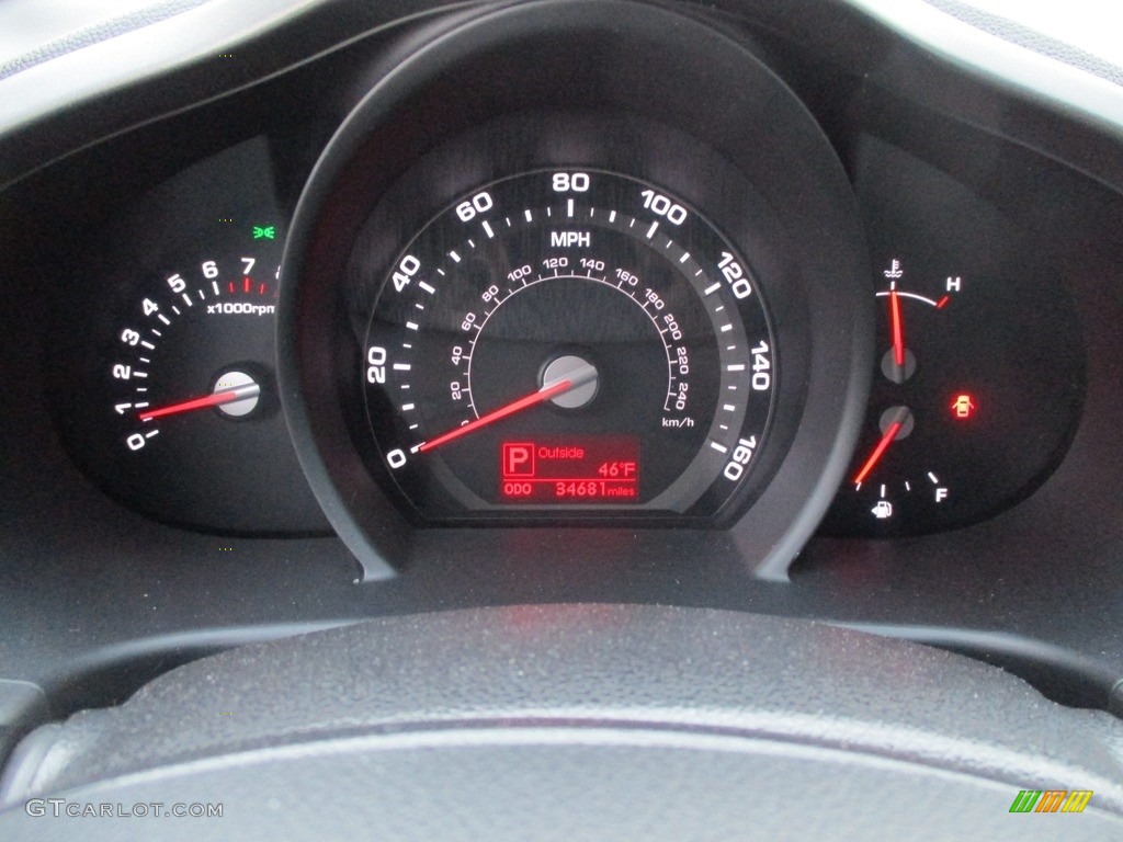 2012 Sportage LX - Sand Track / Black photo #13