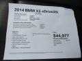 2014 Mineral White Metallic BMW X5 xDrive35i  photo #12