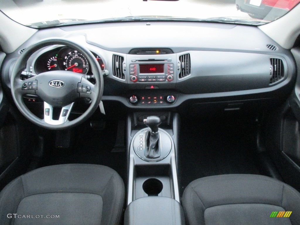 2012 Sportage LX - Sand Track / Black photo #25