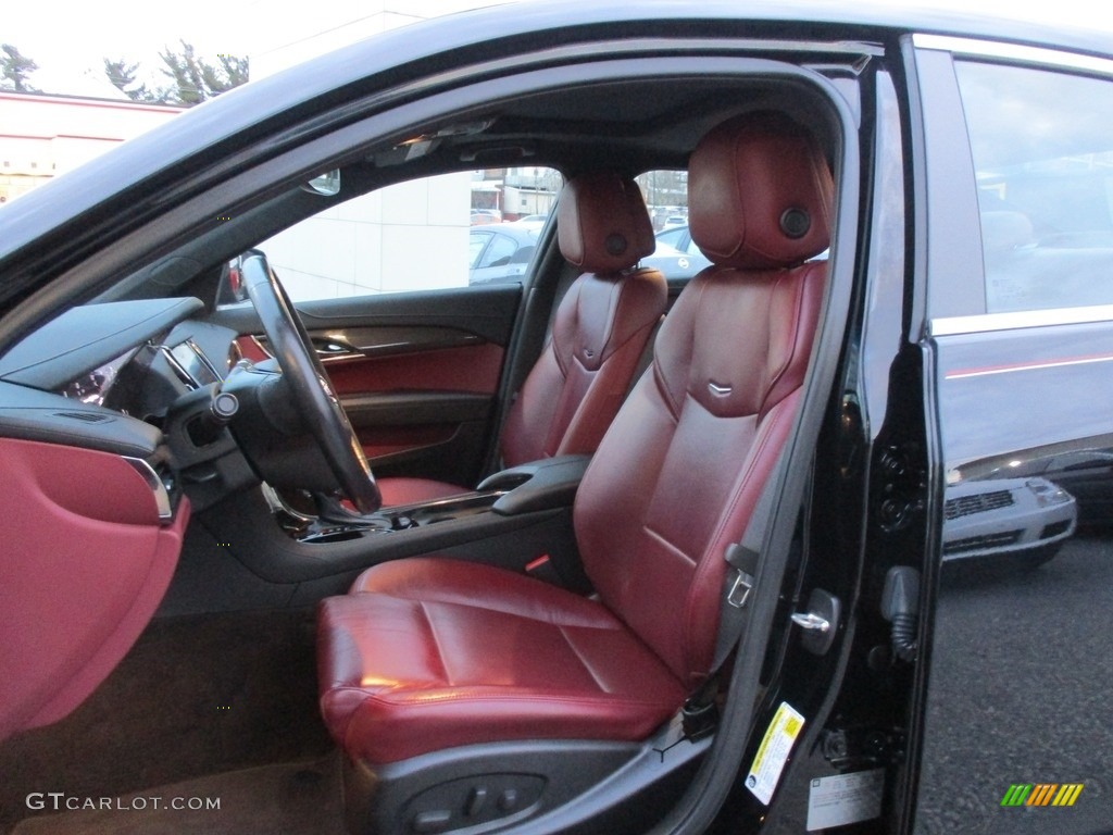 2014 ATS 2.0L Turbo AWD - Black Raven / Morello Red/Jet Black photo #10